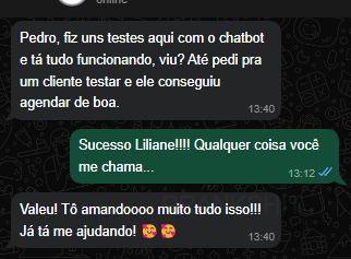 Captura depoimento automação whatsapp 2